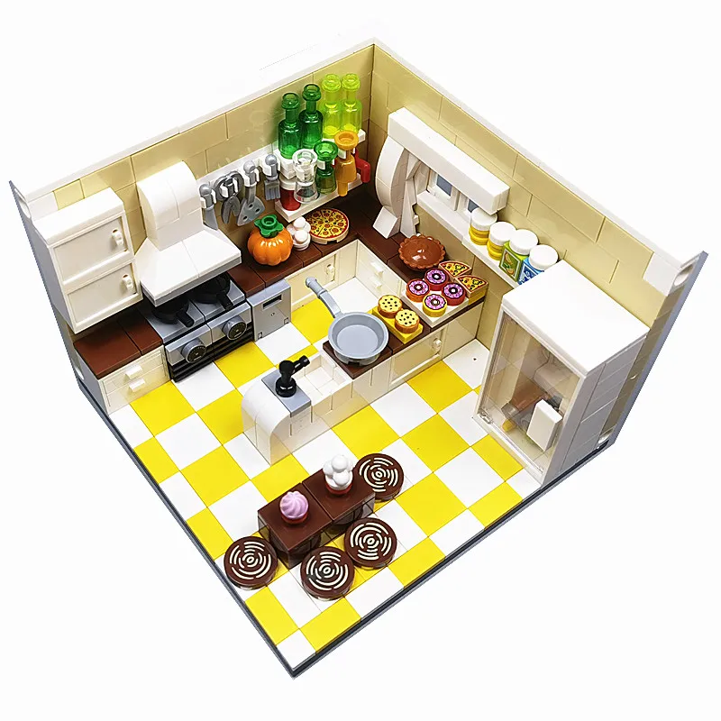 For Children Moc Girls Xmas Gift Kitchen Room Compatible Cla