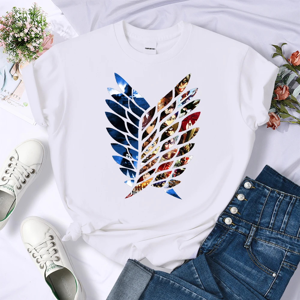 Аниме Обувь для косплея по аниме атака на Титанов Wings of Liberty Принт футболки