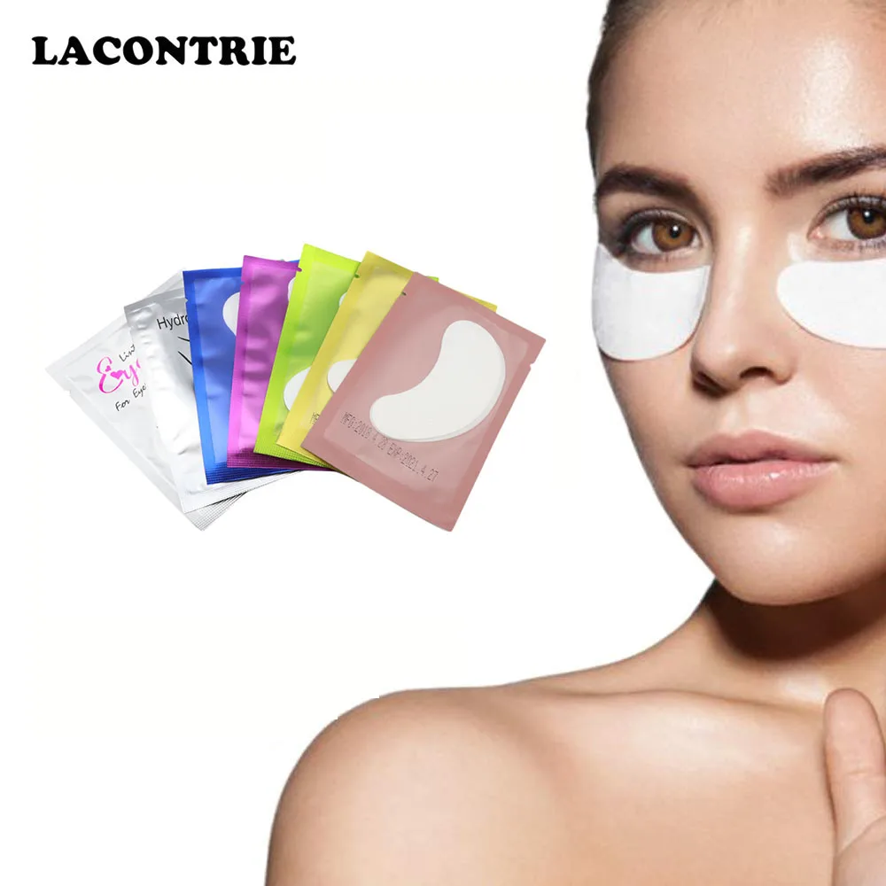 

50 pairs Under Eye Pads Lash for Beauty salon/individual DIY Extension Eyelash Profession Sterile Lint free Hydrating Eye patch