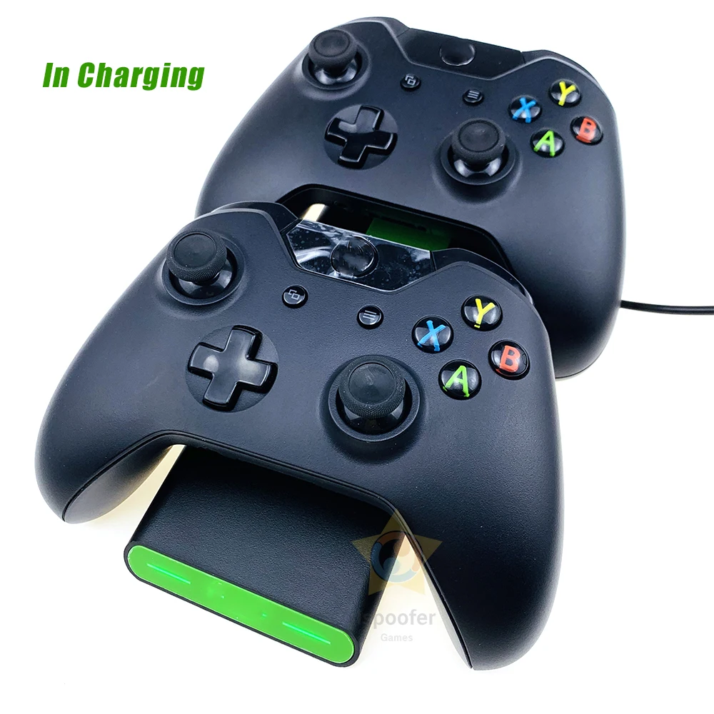 Оптом для XBOX ONE/X/S геймпад двойная зарядная станция Док беспроводной контроллер