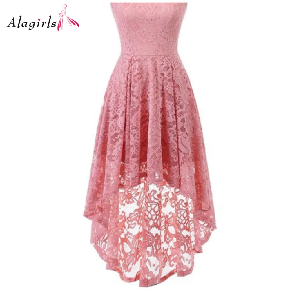 Короткое платье для выпускного 2020 недорогое фиолетовое с круглым вырезом