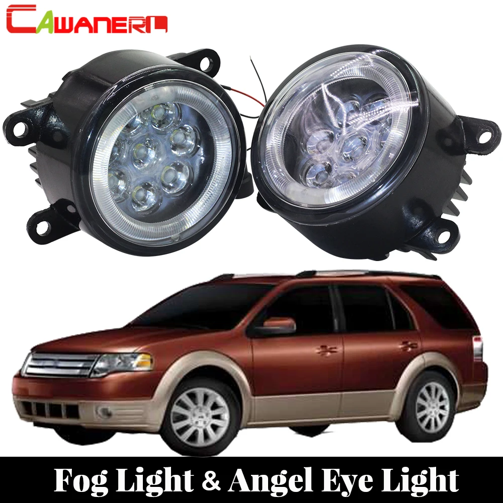 

Cawanerl 2 Pieces Car Styling LED Bulb Fog Light Angel Eye DRL Daytime Running Light 12V For Ford Taurus X 3.5L V6 2008 2009