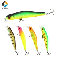 ai shouyu 1pc new hard fishing lure minnow bait magnetic wobbler 80mm 8g artificial swimbait with 2 hooks pesca fishing tackle