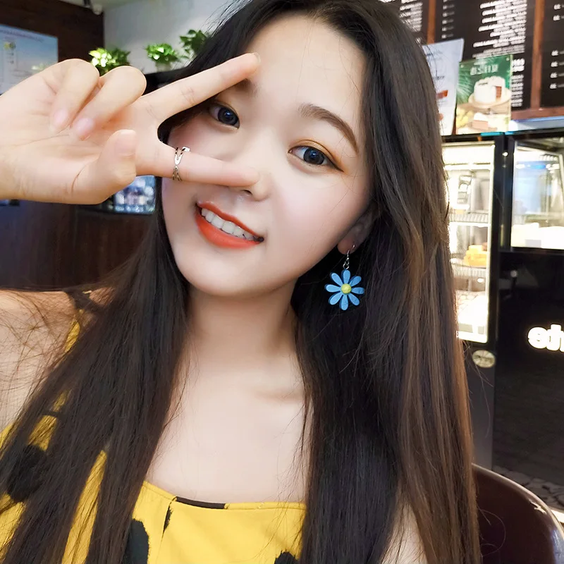 Женские серьги с цветами гвоздики для девочек дешевые серебряные украшения