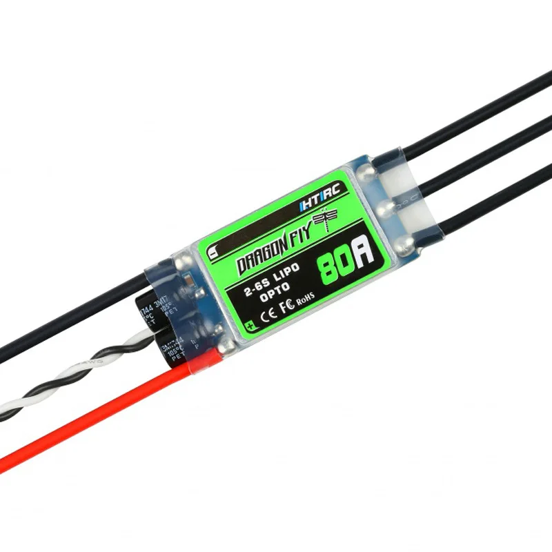 Htirc Dragonfly 80A бесщеточный ESC 2 6S Lipo электрический регулятор скорости для робота FPV