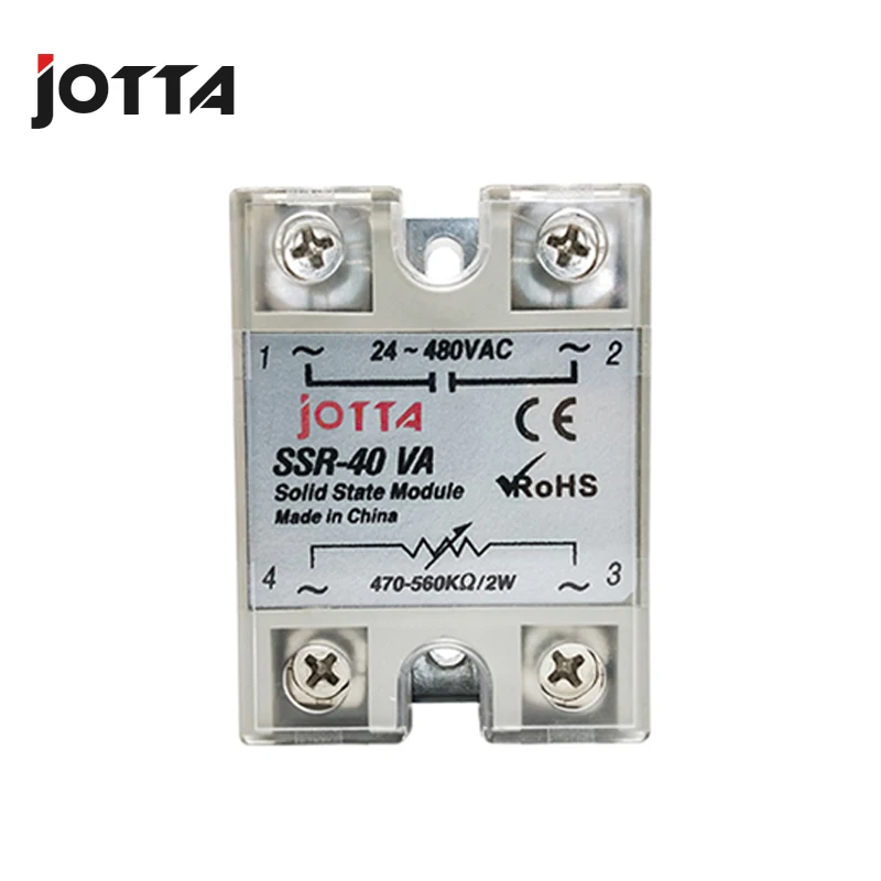 Ssr-10va/25VA/40VA VR к AC 40A белый цвет твердотельный регулятор SSVR напряжения - купить по