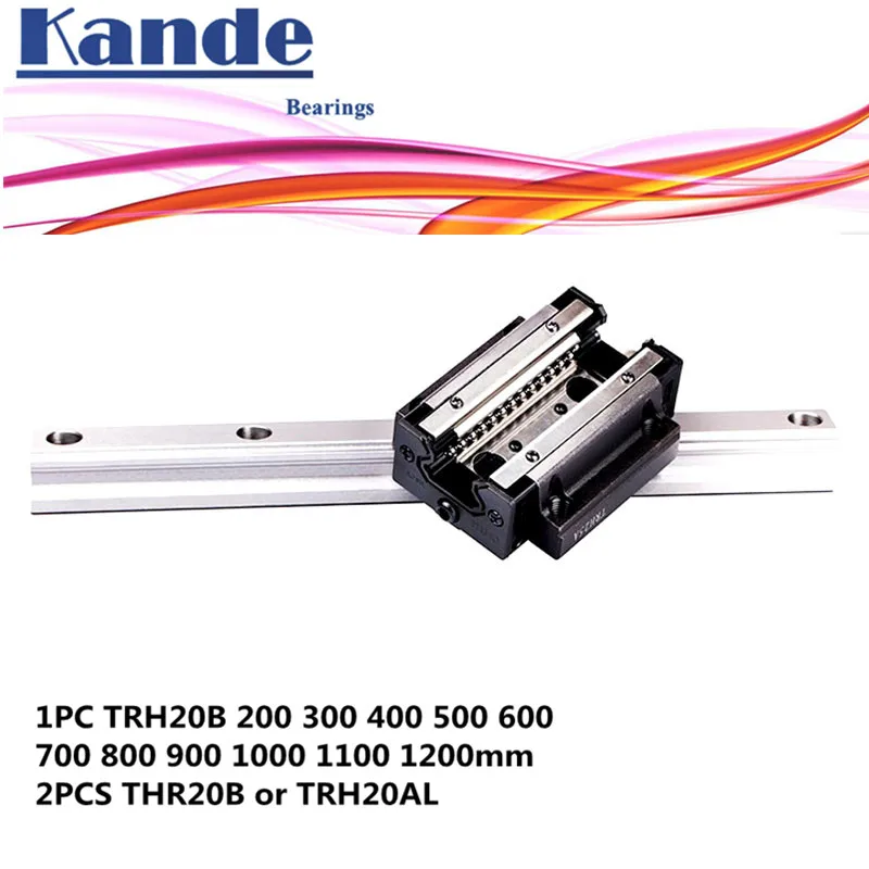 Прецизионная Направляющая 1 шт. TRH20 линейная направляющая + 2 TRH20B блок или TRH20A