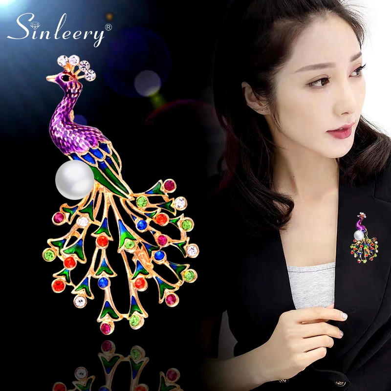 SINLEERY Милая бабочка кошка пчела брошь желтое золото серебро Цвет Синий Циркон