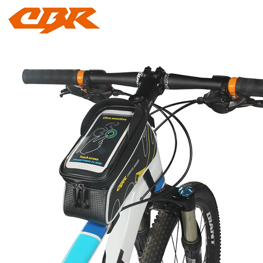 CBR велосипедные передние трубки сумки 6 дюймов телефон сенсорный экран MTB PU