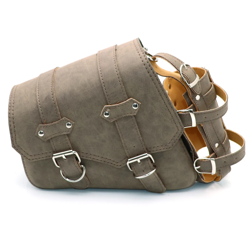 Мотоциклетная кожаная седельная сумка для инструментов Honda Shadow Spirit Aero Ace VT700 VT750