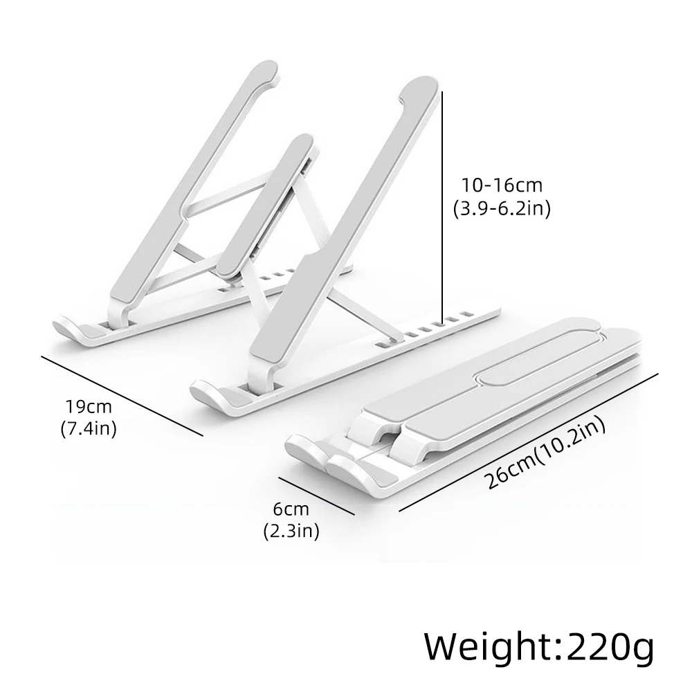 

Foldable Laptop Stand Adjustable Notebook Stand Portable Laptop Holder Tablet Stand Computer Support For MacBook Air Pro