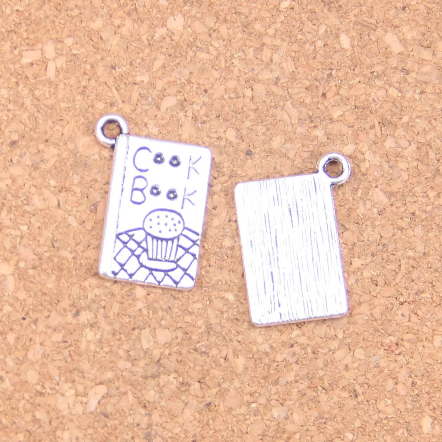 72 шт. Подвески кулинарная книга по рецепту для кухни 17x11 мм старинные подвески