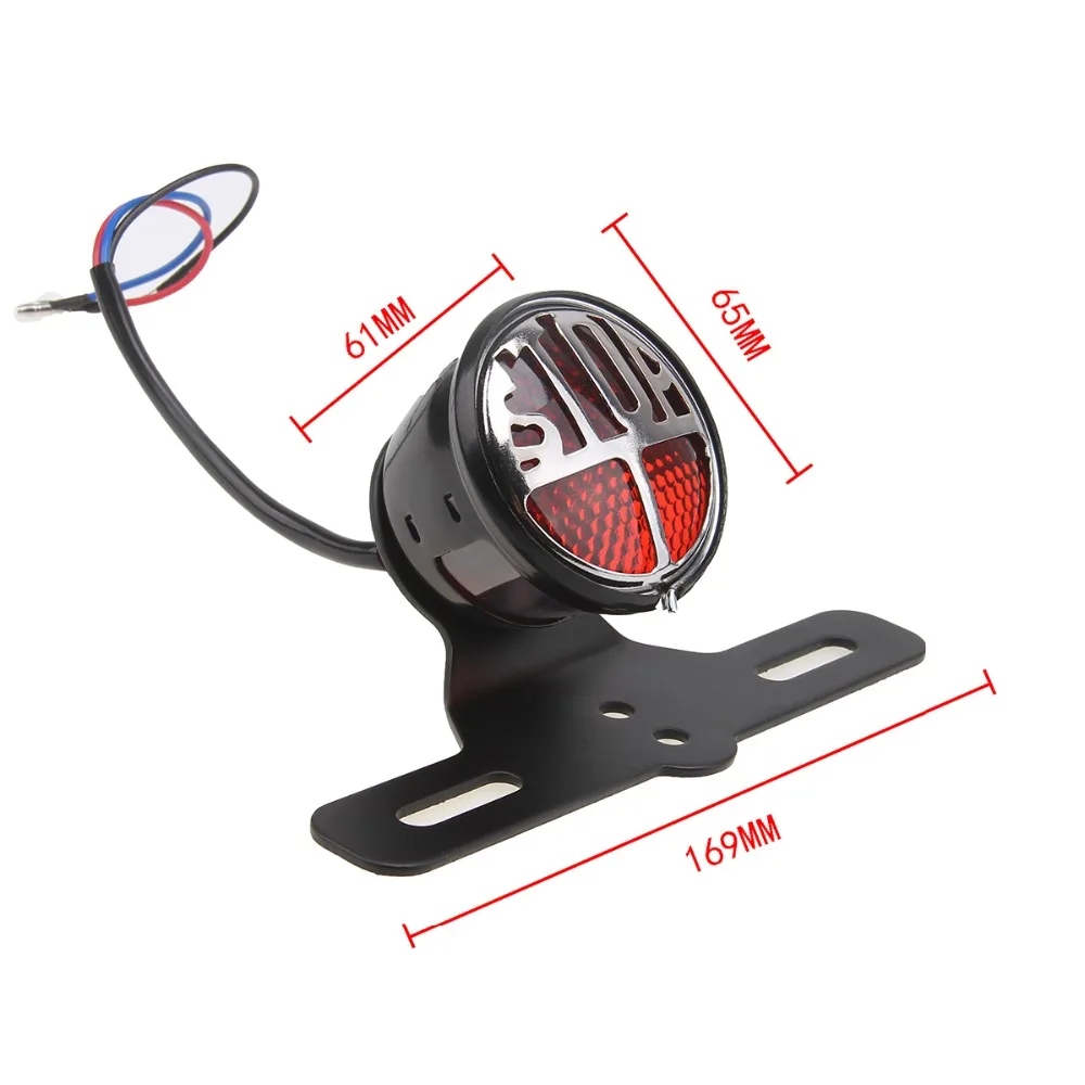 Задний стоп сигнал POSSBAY для мотоцикла подсветка номерного знака мотоциклистов