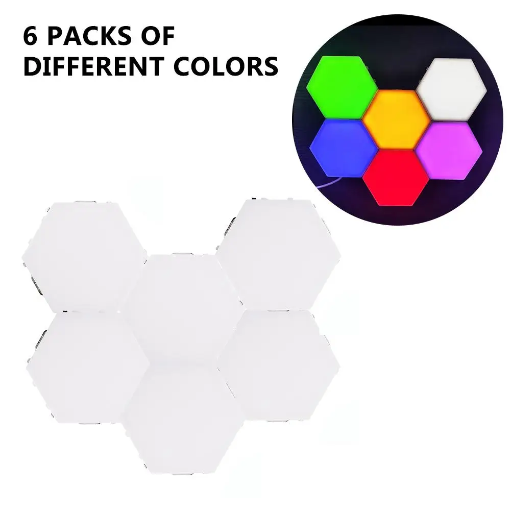 Квантовая Светодиодная лампа RGB сенсорные настенные лампы магнитный