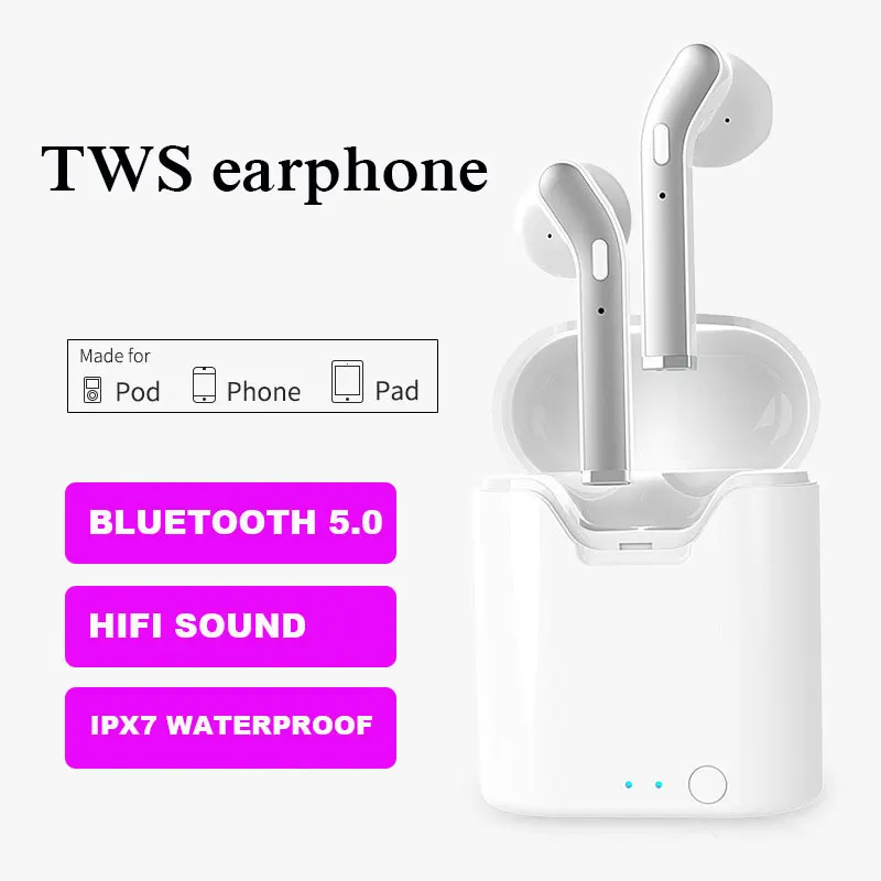 Беспроводные наушники Bluetooth 5 0 TWS Hi Fi стерео вкладыши мини гарнитура для iphone 11 xs xr 9