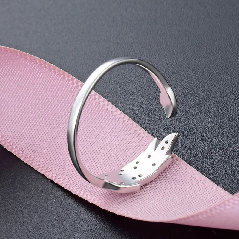 Кольца в форме листа инкрустация фианитом украшение открытие регулируемое