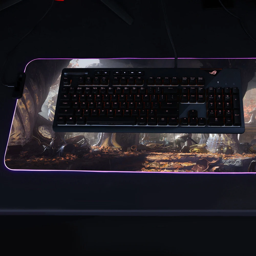 

Большой коврик для мыши RGB xxl, игровой коврик для мыши со светодиодной подсветкой, игровой коврик для мыши, большой коврик для мыши, Настольны...