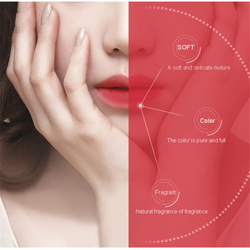 V Love Водонепроницаемый Жидкий блеск для губ металлик матовая губная помада