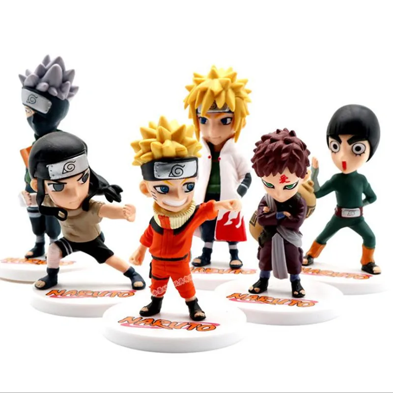 

Q Version Models Uzumaki Naruto Shippuden Anime PVC Action Figure Hatake Kakashi Naruto Statue Collectible Toys Figma Kids Gifts