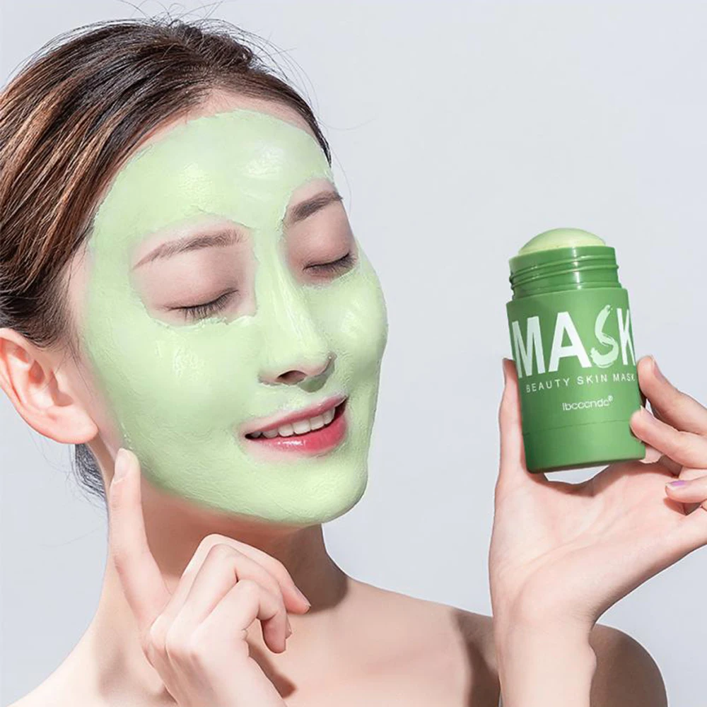 

Green Tea Mask Deep Clean Moisturizer Remove Dirt Shrink Pores Hydrating Oil Control Cleanser Skin Care Supplies