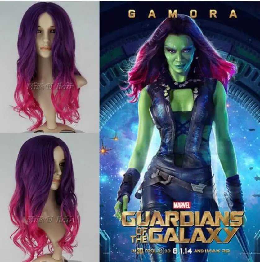 Парик для косплея аниме гамора плюс из защитная карта Галактики|Аксессуары