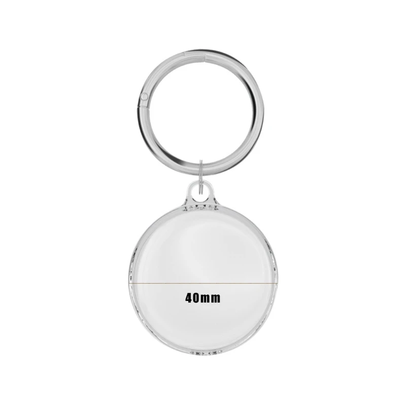 

Durable Protective Cover Soft Transparent Case Shell Location Tracker Protector for AirTags Bluetooth Tracker