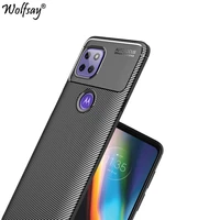 For Motorola One Ace Case Silicone Carbon Fiber Shockproof Case For Motorola One Ace Cover Case For Moto One Ace 6 7