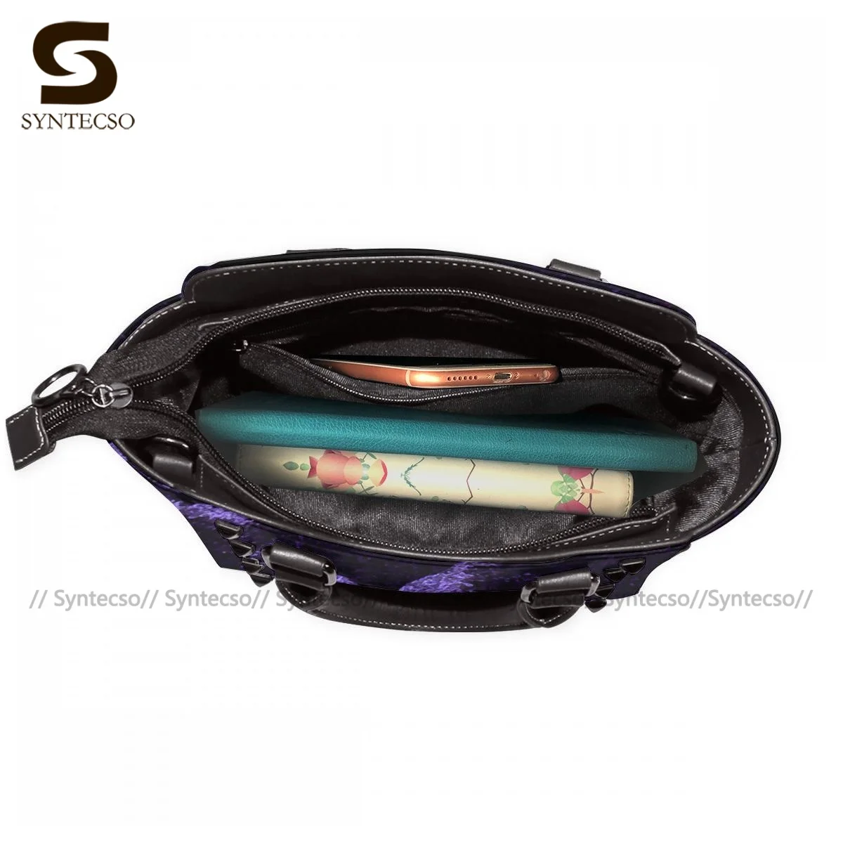 

Sad Face Shoulder Bag Retro Leather Handbag Office Female Gifts Bags