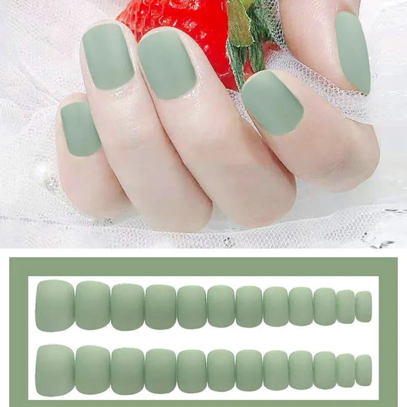 24 шт. водонепроницаемые искусственные ногти | Красота и здоровье