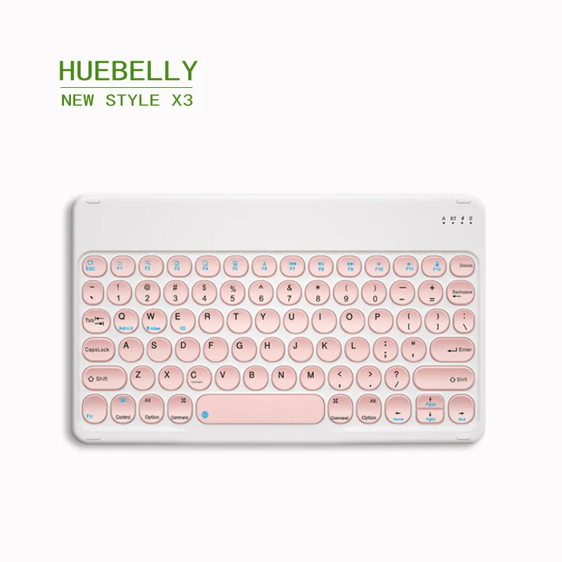 Беспроводной планшет HUEBELLY X3 Bluetooth 5 0 клавиатура для Ipad iPhone Samsung колпачок с кнопкой