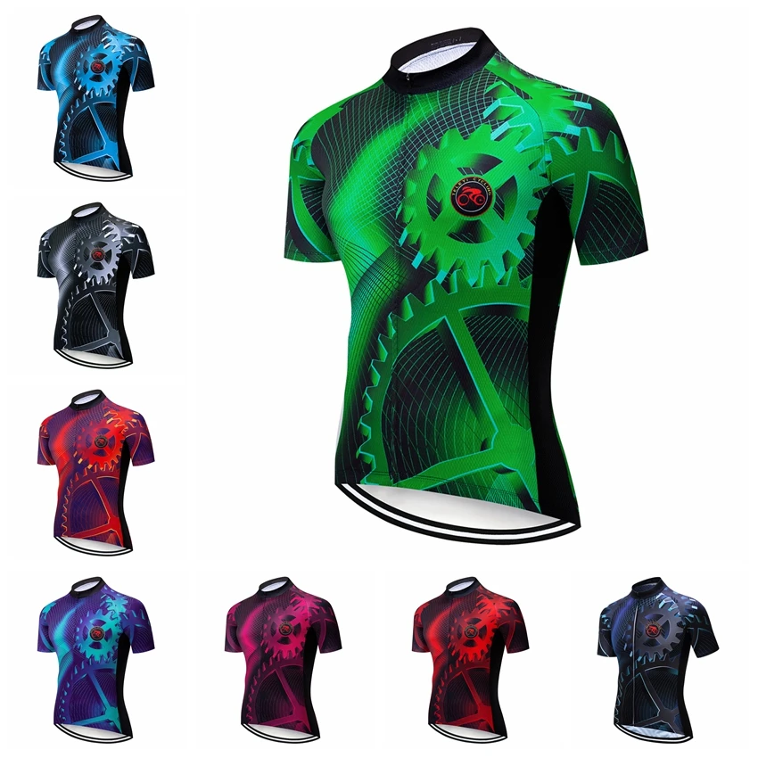 2021 Cycling jersey Men's Bike Pro MTB Shirts Short sleeve Team Maillot Ciclismo Top Bicycle Racing for male | Спорт и