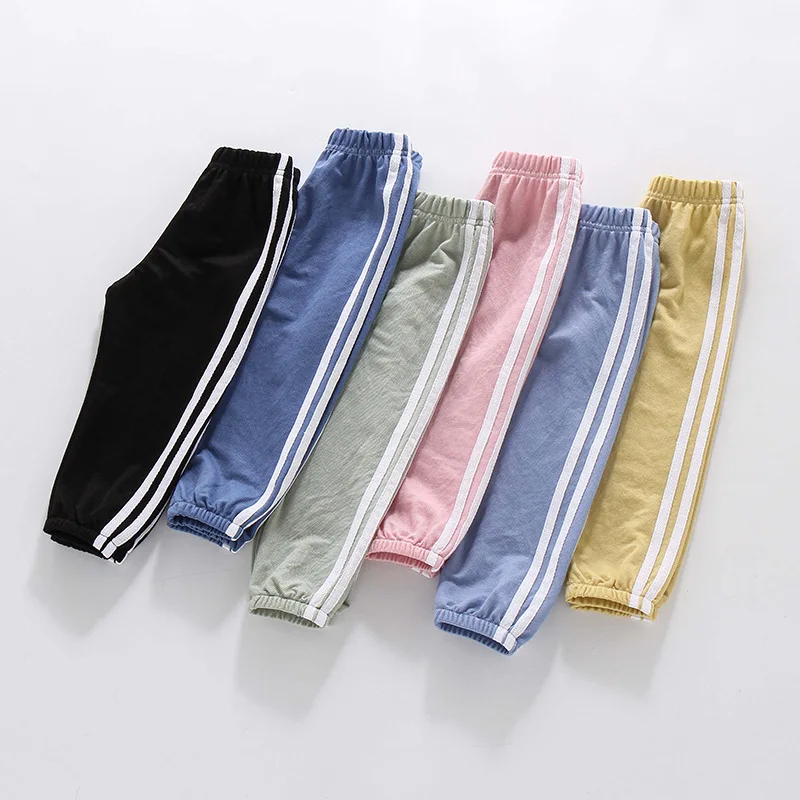 

Yocute Children's Clothing Spring Summer New Children's Wear Kids Anti Mosquito Trousers Boys Girls Breathable Cotton Bloomers