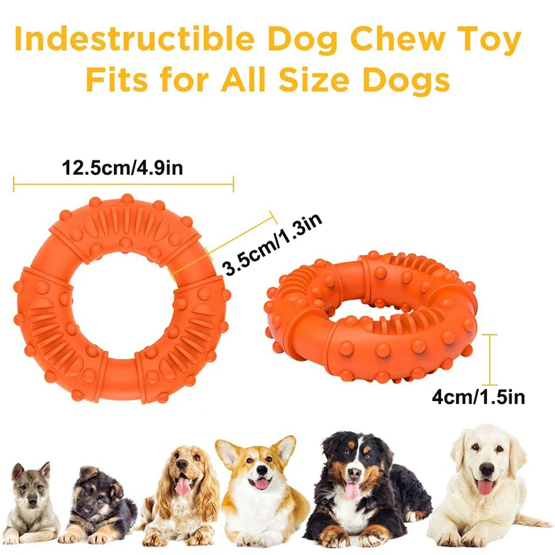 

New Powerful Rubber Dog Teeth Cleaning Toys, Non-toxic And Durable Small And Medium Sized Large Dog Pet Game Toys