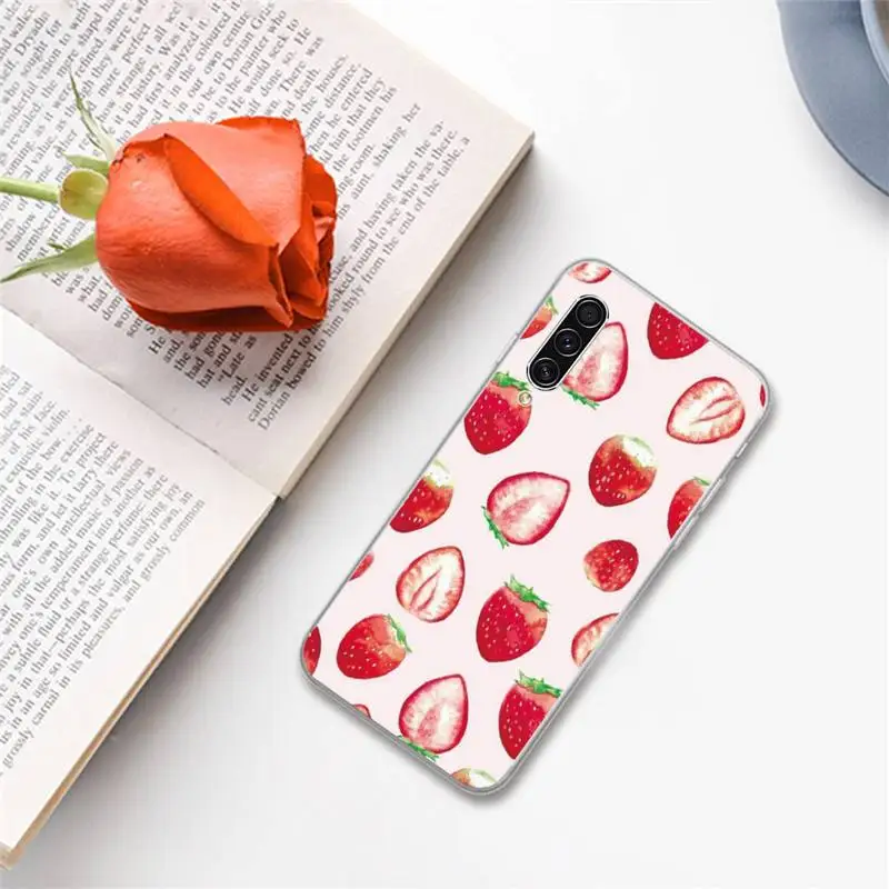 

strawberry delicious fruit Phone Case For Samsung A S M Note 9 10 20 fe 21 71 30 ultra plus 5g 11 31 51 s