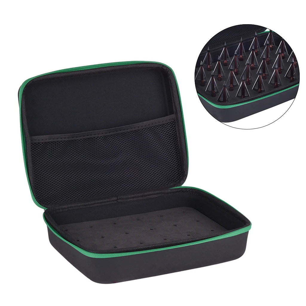 

Broadhead Box Holder with Foam Insert Archery Accessories Storage Case Shockproof Heavy Duty for Hunting Fishing