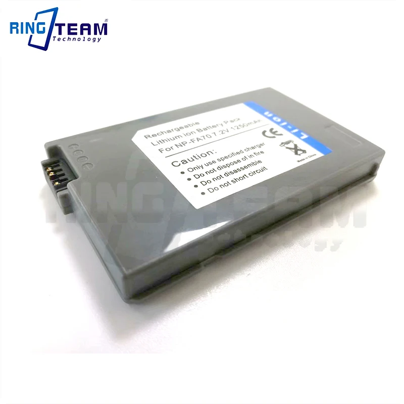 

5PCS 7.2V 1250mAh NP-FA70 Battery for Sony NP-FA50, 55E, 90E, DVD7E, DCR-HC53E, DCR-HC90E DCR-DVD7,DCR-PC1000D