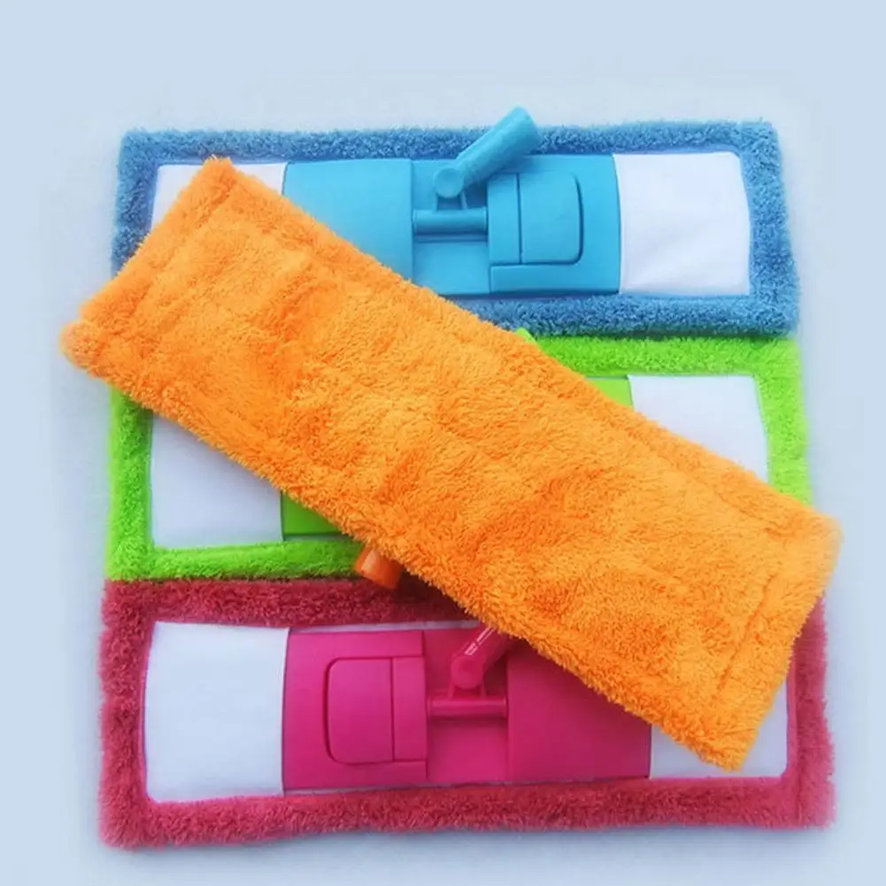 Швабра из кораллового бархата толстая плоская насадка сменная тряпка для уборки