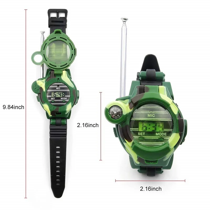 Детские часы детские образовательные игрушки 2 шт рация 7 в 1 радио игрушка