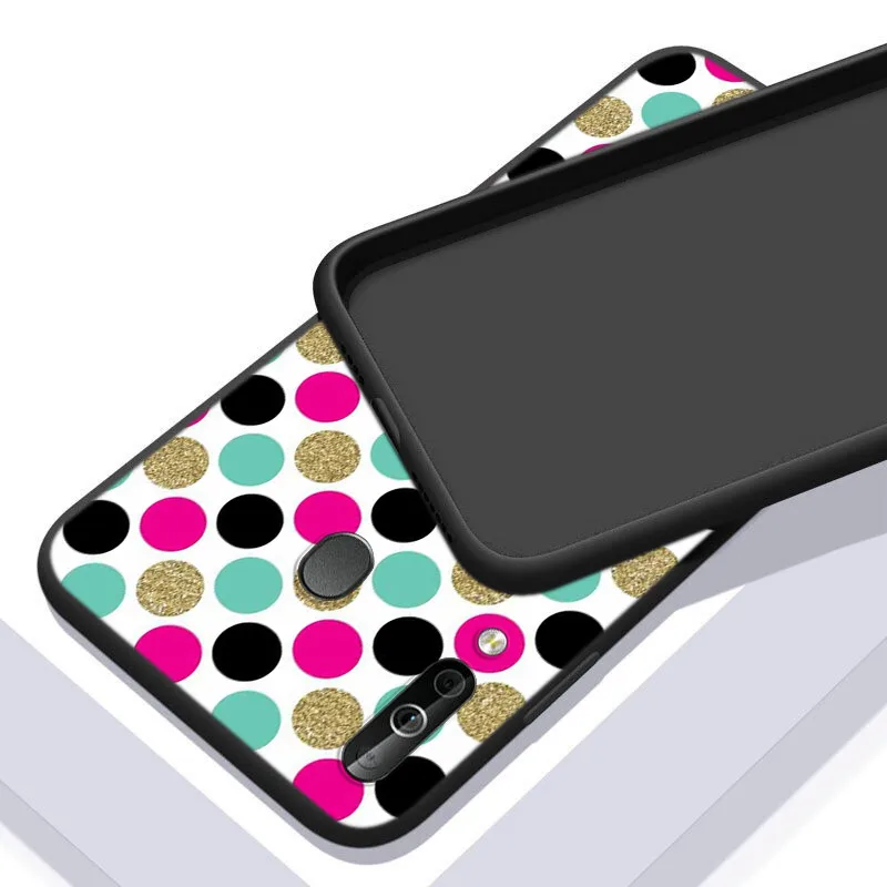 

Red Blue Polka Dot For Samsung Galaxy A90 A80 A70 A70S A60 A50 A40 A30 A20S A20E A2Core A10 A10E A10S M20 Phone Case