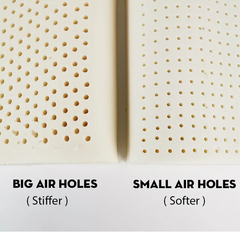 Ортопедическая контурная подушка из 93.8% натурального латекса 60x40x12x10 для сна