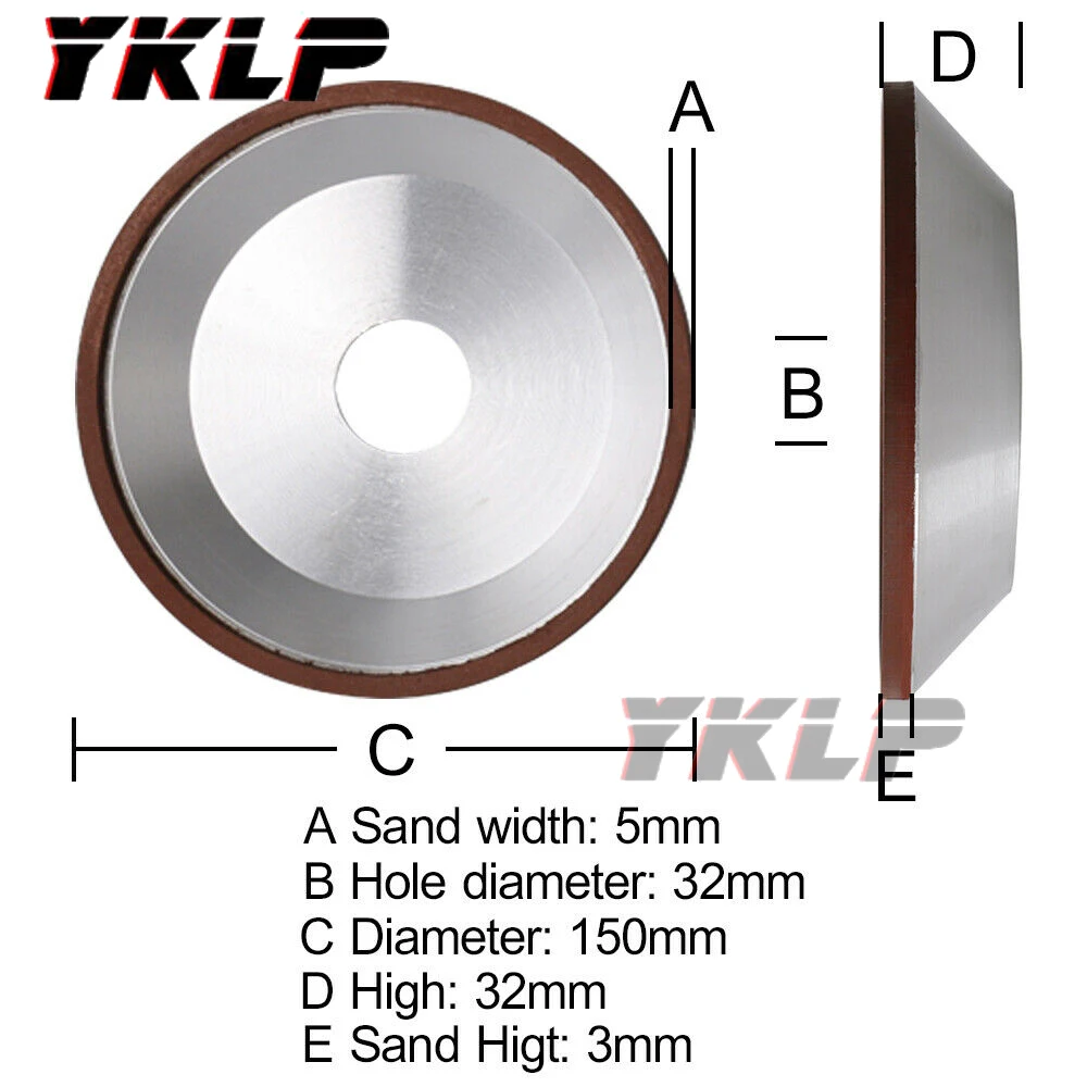 75 мм/100 мм/125 мм/150 мм Алмазный шлифовальный круг кружка используется для полировки
