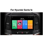 Автомобильный мультимедийный плеер 2.5D Android 11 для Hyundai Santa Fe 2006-2012 с GPS-навигацией, Wi-Fi, 2 Din, FM-радио, стереомагнитола