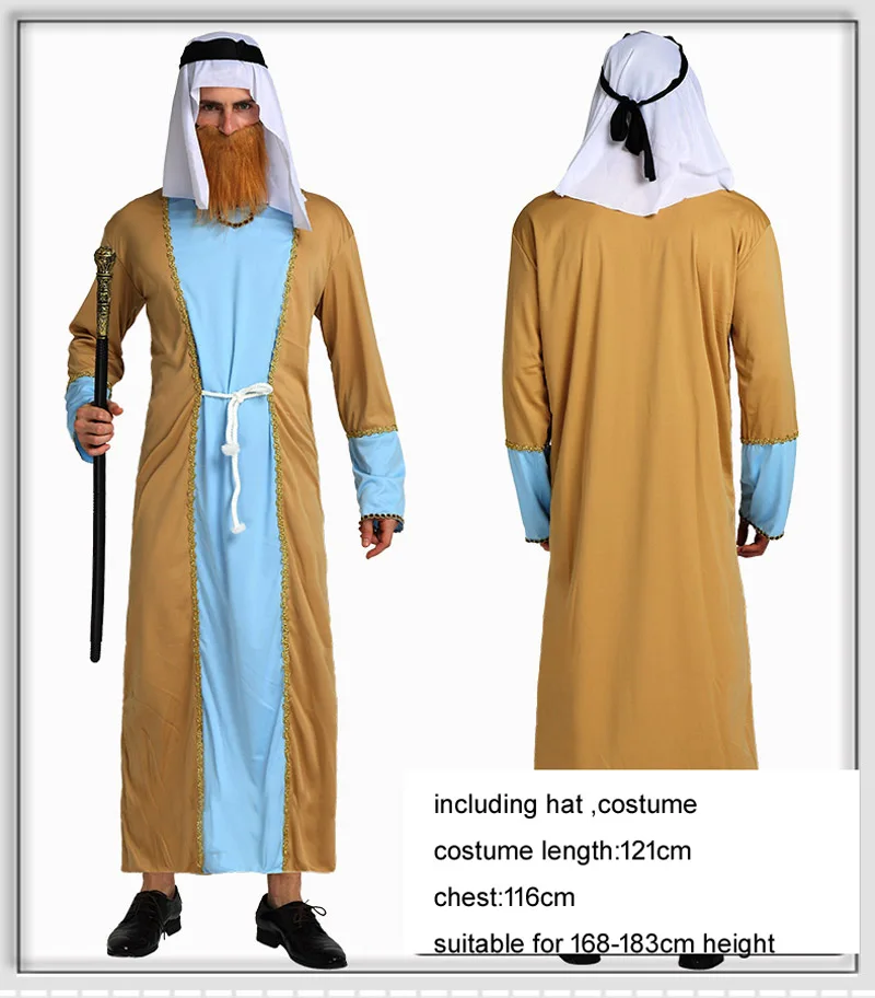 Вечерние костюмы для взрослых женщин и мужчин на Хэллоуин костюм арабского