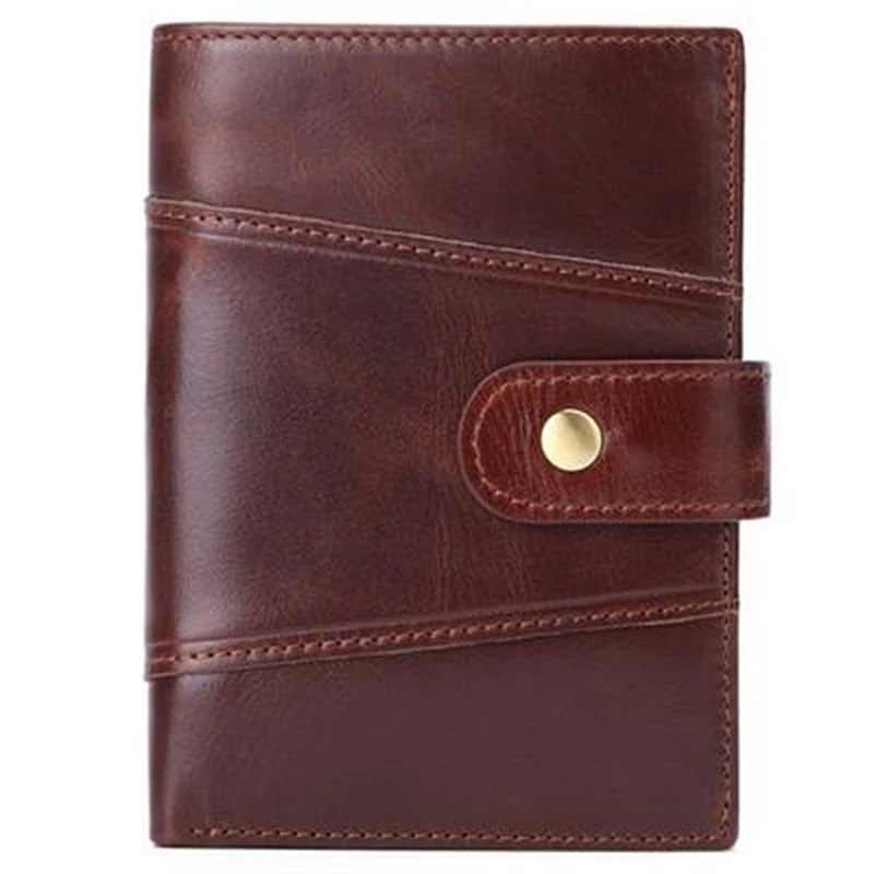 

Genuine Leather Wallet Men Clip Cowhide Wallet Men 2021 Brand Coin Wallet Small Clutches Men's Purse Coin Pouch Short Men Wallet