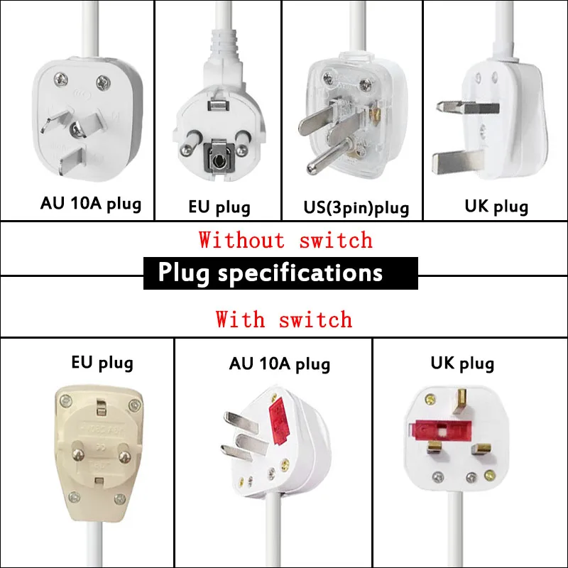 Новый удлинитель кабель для путешествий адаптер ЕС США Австралии Великобритании