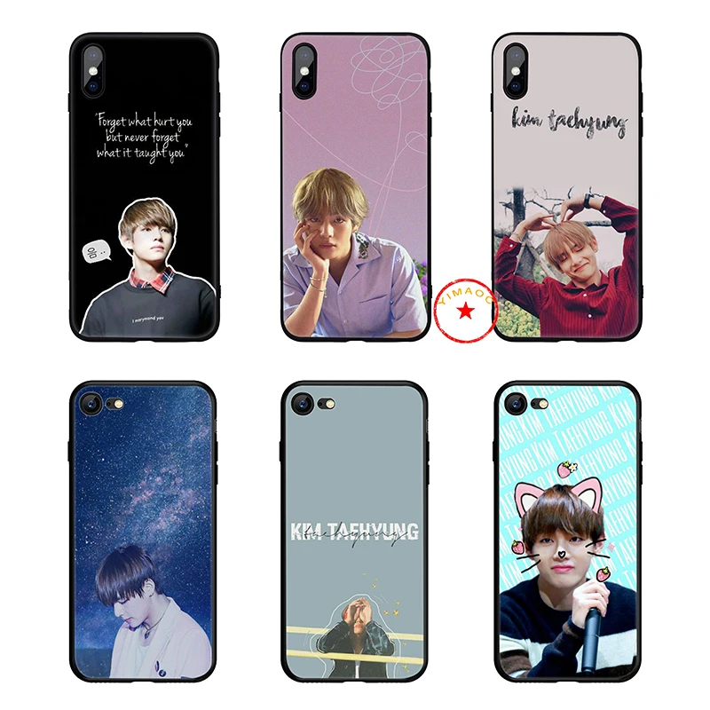 Мягкий силиконовый чехол для телефона V Kim Tae Hyung K Pop iPhone 11 Pro Xs Max X или 10 8 7 6S Plus 5 5S SE Xr