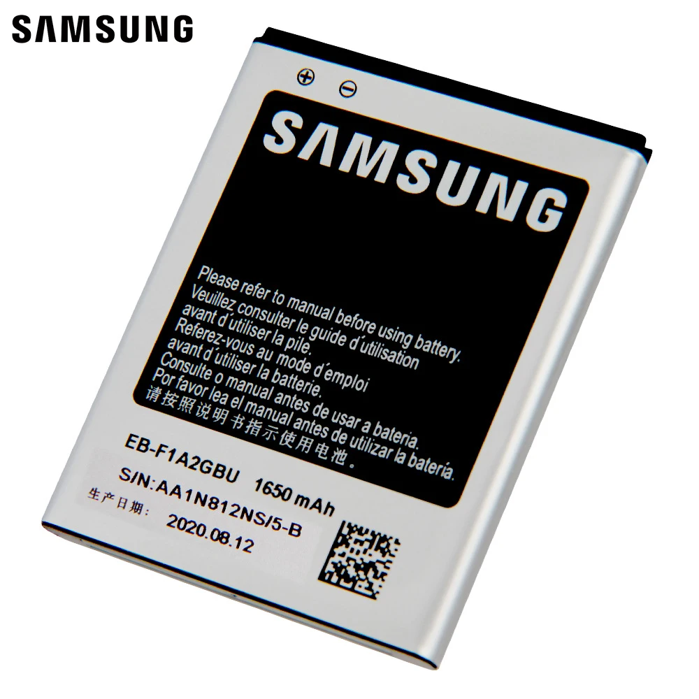 Samsung оригинальный запасной аккумулятор EB F1A2GBU для I777 I9050 I9100 I9103 B9062 I9108 аутентичный