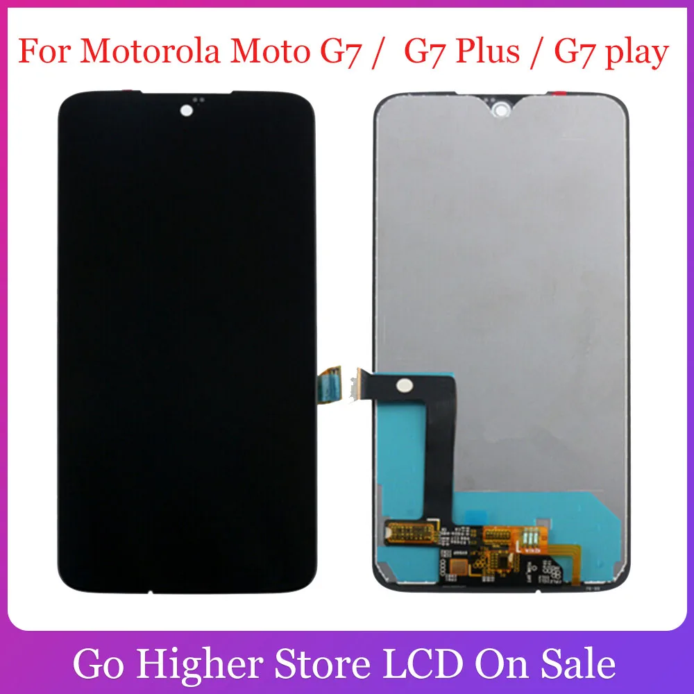 ЖК-дисплей для Motorola Moto G7 / Plus XT1965 play сенсорный экран дигитайзер стеклянная панель