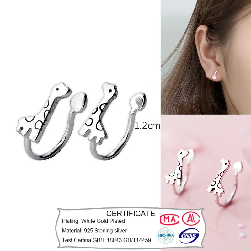 Trustdavis,, 925 пробы, серебро, Сияющие, CZ, каффы, клипсы, серьги для женщин, девушек, без серьги в стиле пирсинга, ювелирные изделия DA372