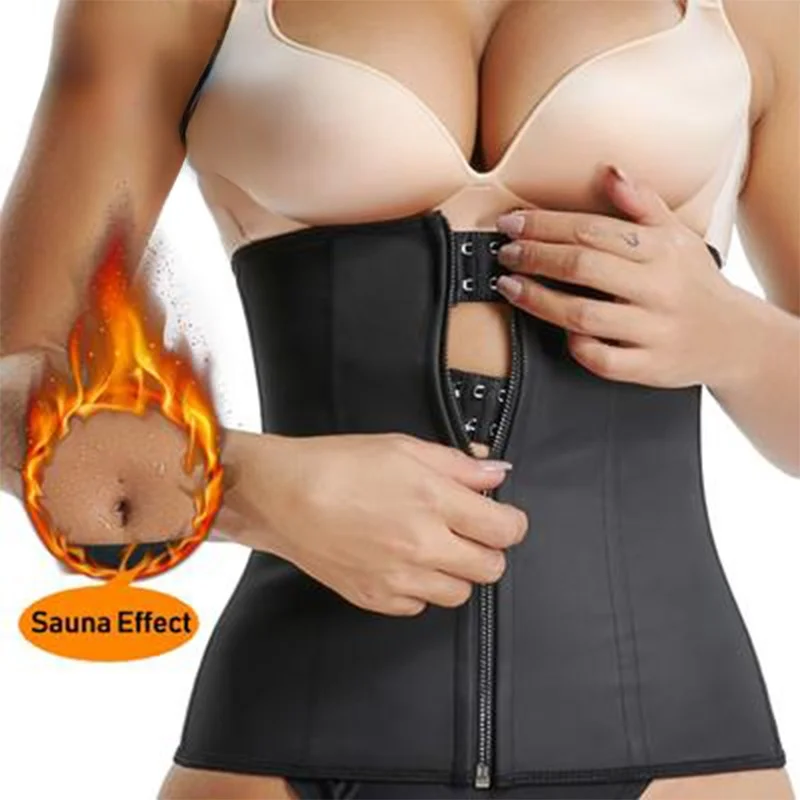 

Women Waist Trainer Belt Shaper Waist Cinchers Zipper Body Shaper Zip Corset Girdle Slim Belt Sexy Slimming Waistband